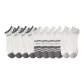4 White 1984+4 White Gray Stripes+2 White Triangle
