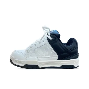 XLAIII Anti Slip And Wear Resistant Lightweight Low Top Skateboard Shoes Unisex White Black