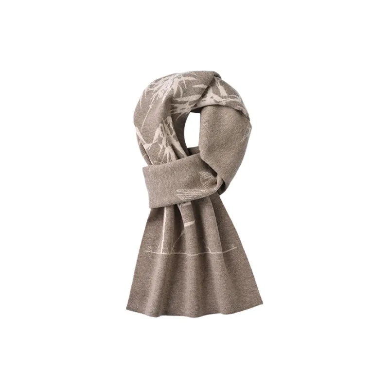 CARTELO Wool Knit Scarves Unisex-3