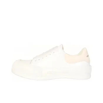 Alexander McQueen Deck Skate Plimsoll Shoes 'White' Women's