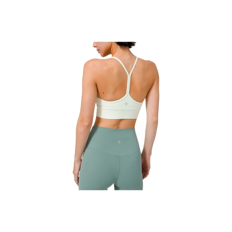 Lululemon Flow Y Sports Underwear Long Women's Light Cream Green-1