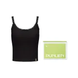 [Cropped Style-High Waistline]Lace Camisole-Black