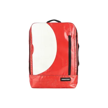 FREITAG Polyester Backpack Unisex Red & White