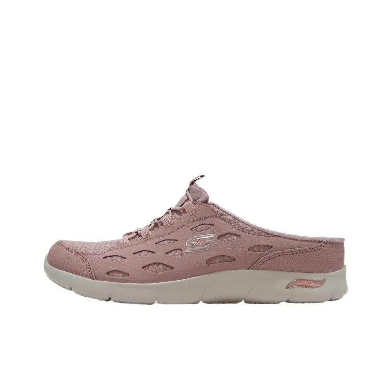 Skechers ARCH FIT REFINE Wear-Resistant Slip-Resistant Low-Top Casual Shoes Women's Rose Pink-0