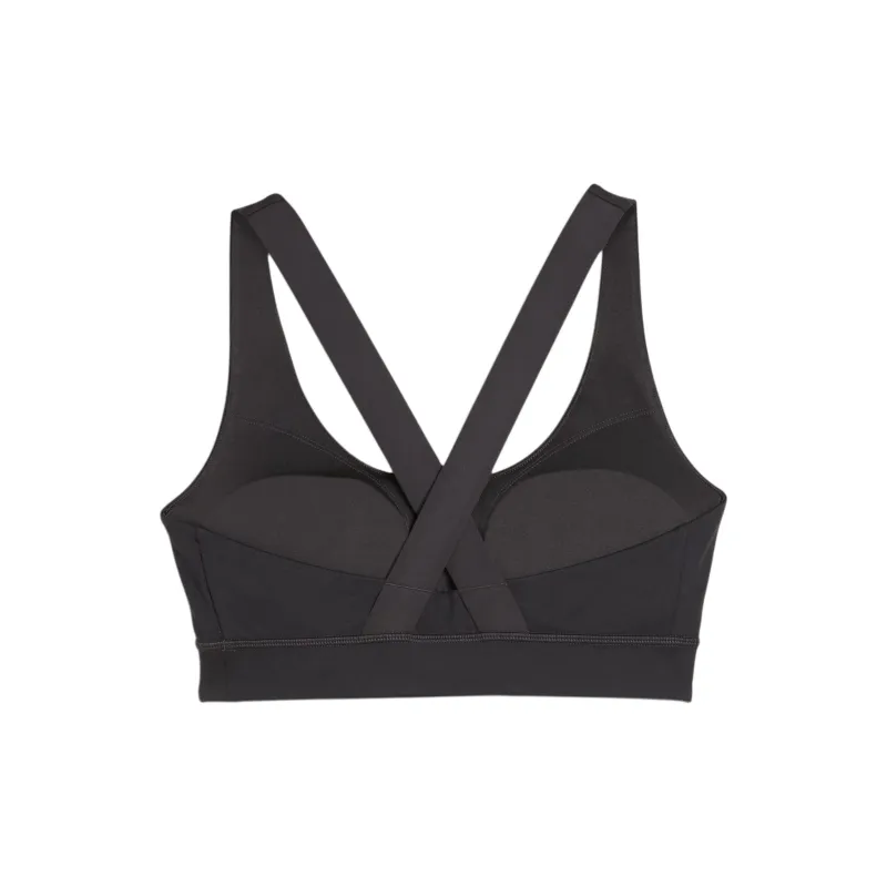 PUMA TRAIN Mid-Impact Bra Sports Underwear Women's Black-1