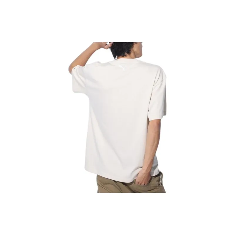 PUMA T Shirts Men Beige-1
