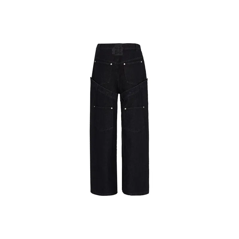 455EMBLE Jeans Unisex Black-1