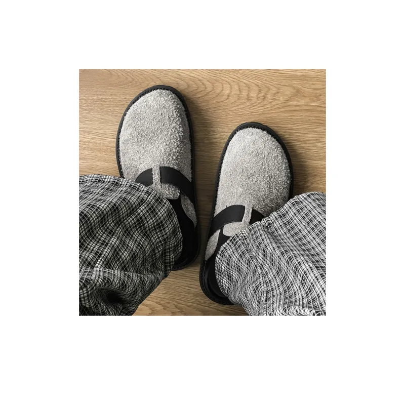 ZUWUDONG Quiet Abrasion Resistant Wrap toe Slippers Men's-8