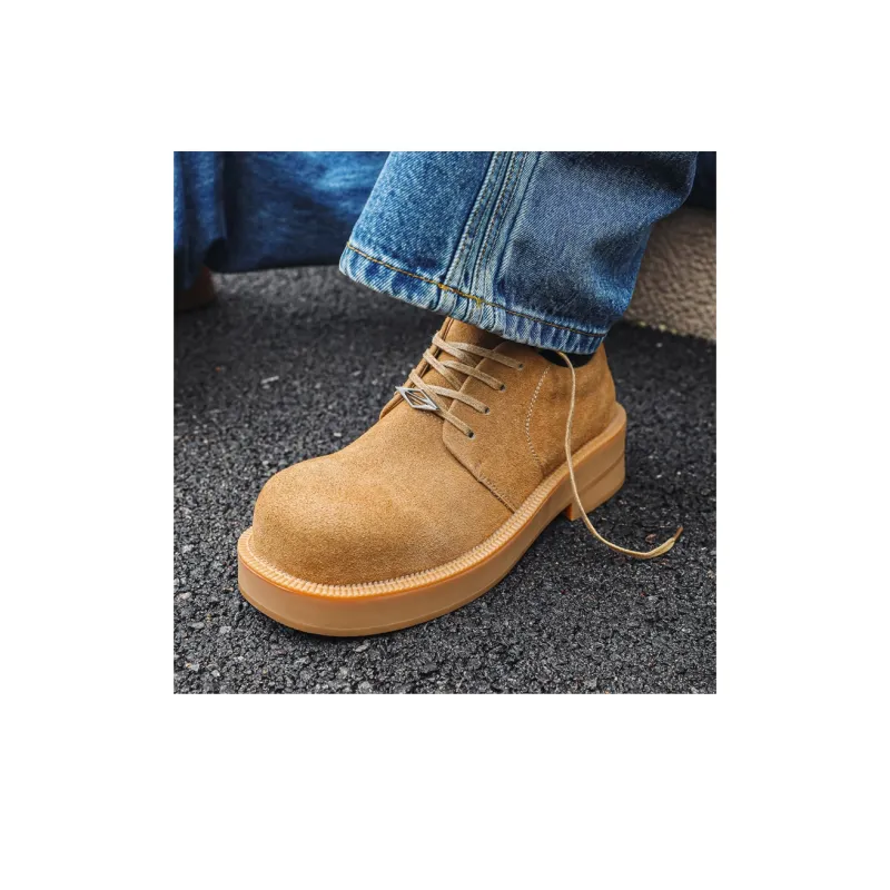 ZUWUDONG Casual Shoes Men's Tan-2