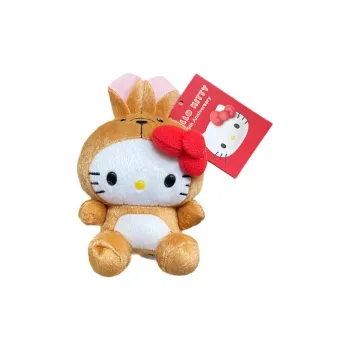 Sanrio Australia HELLO KITTY 50th Anniversary Kangaroo Dolls Plush Pendant 9cm High