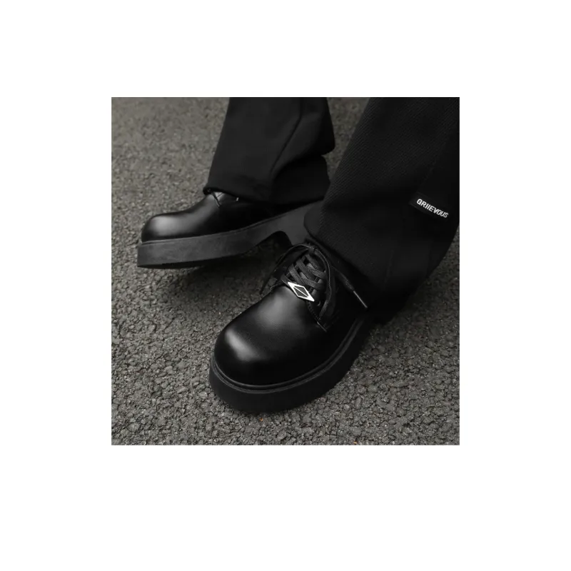/ Dress Shoes Unisex Low Top Black-37