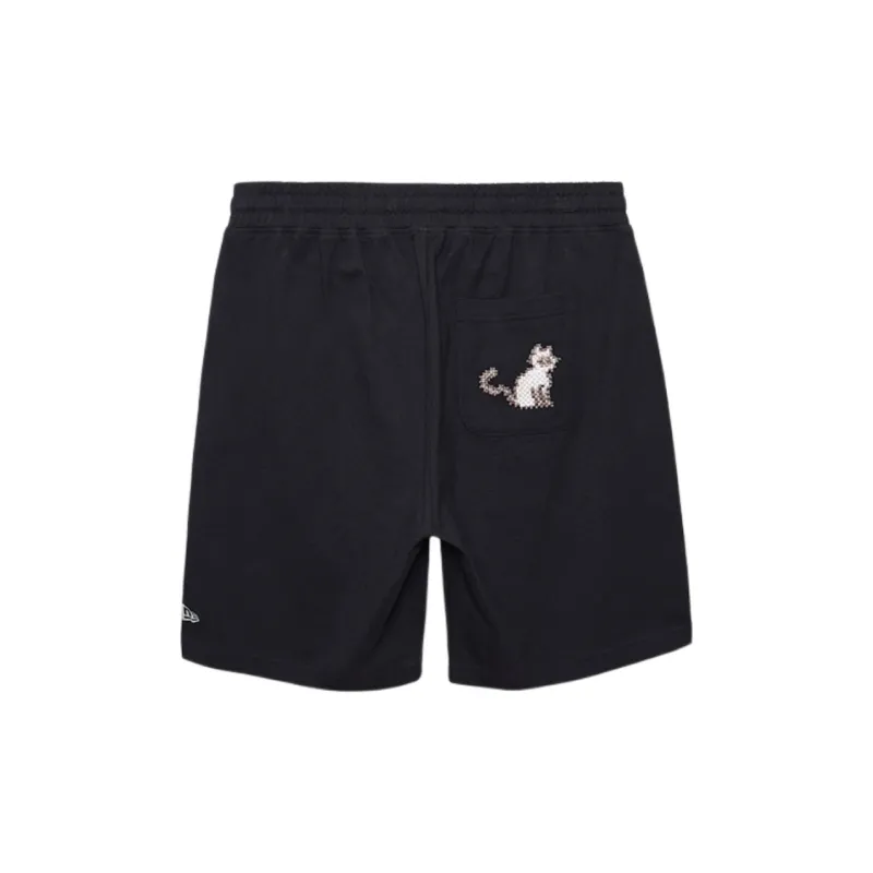 New Era SS24 Casual Shorts Unisex Black-1