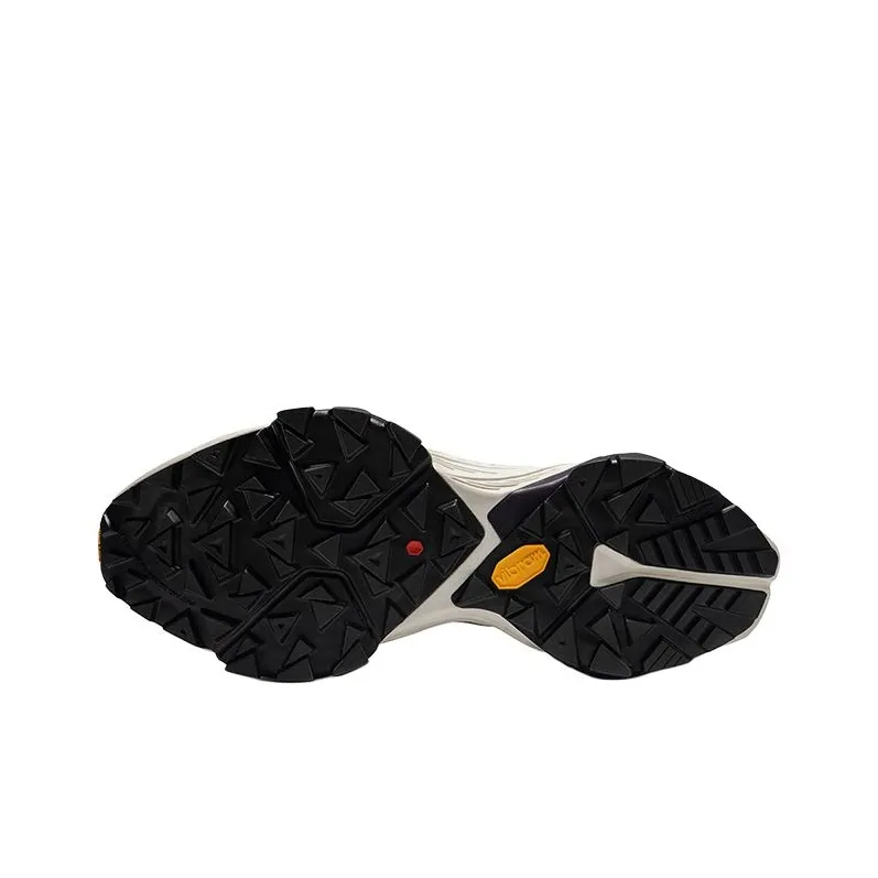 KAILAS FUGA DU Series Running Shoes Men Low Top Dark Violet Ink Black/Unbleached Original Color Midnight Blue FUGA Orange/Midnight Blue Palm Tree Leaf Unbleached Original Color-9