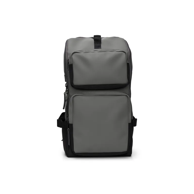 Rains Polyester Backpack Large Size Unisex Black/Green/Gray/Dark Brown/Bay Blue-6