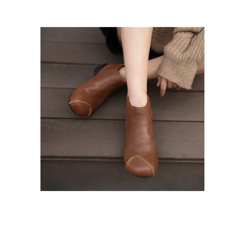 ARTMU Ankle Boots Women's Brown/Black-10
