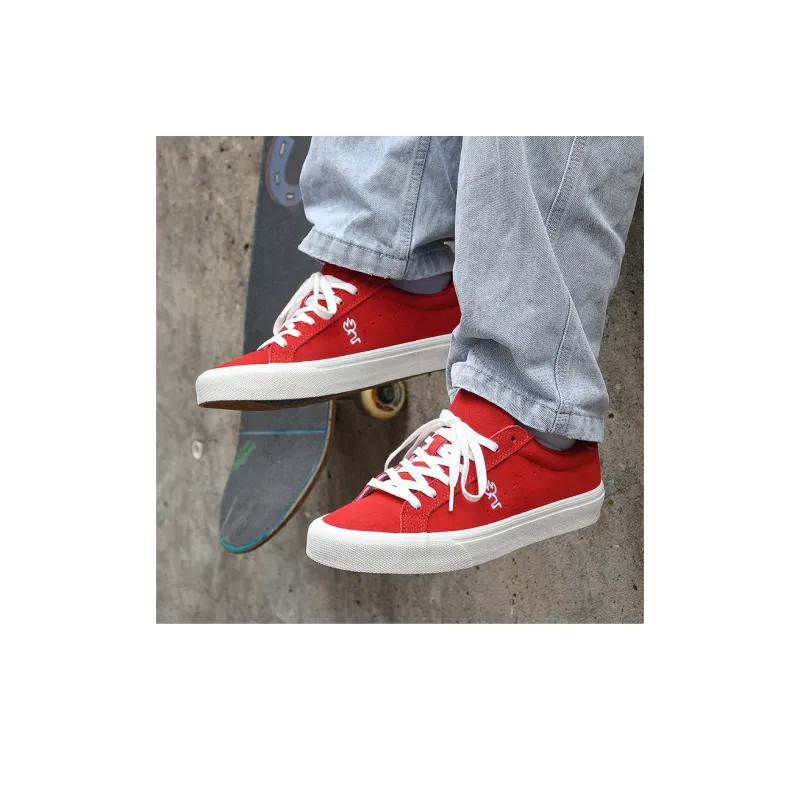 GOLUCK Big Dipper Low Top Skateboard Shoes Unisex Red-2