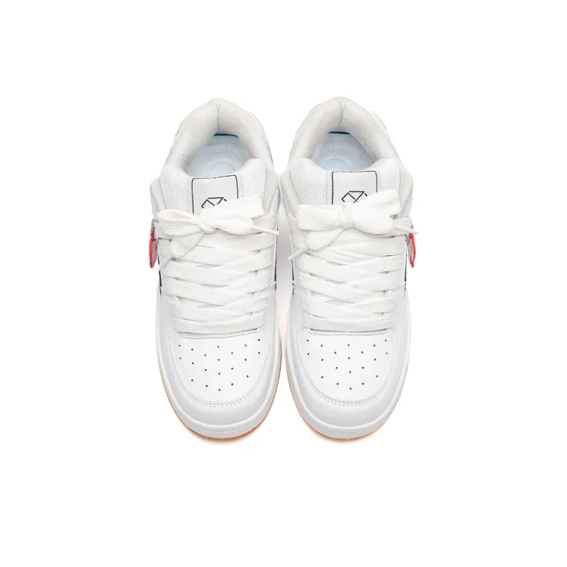 ALI THE FOX Balanced, Lightweight, And Breathable Low Top Skateboard Shoes Unisex Ecru-3