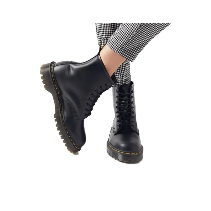 Dr. Martens 1460 Bex Smooth Leather Platform Boot 'Black'-5