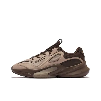 Erke Derivation 2V2 Height Increasing Coverage Low Top Chunky Sneakers Men's Taupe Dark Rosewood