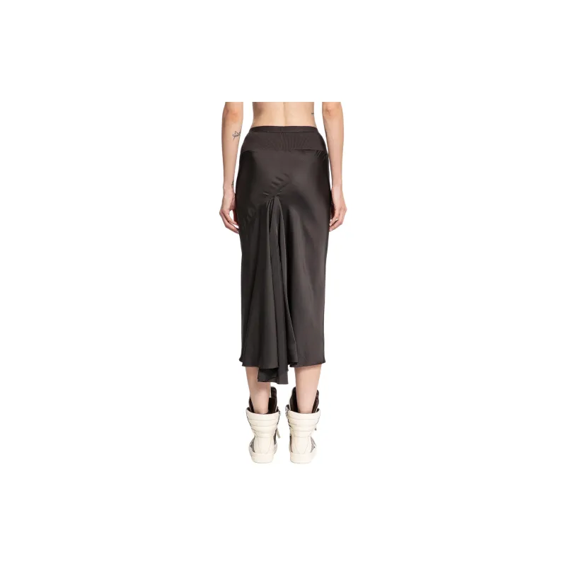 RICK OWENS A line Bias Midi Skirt-1