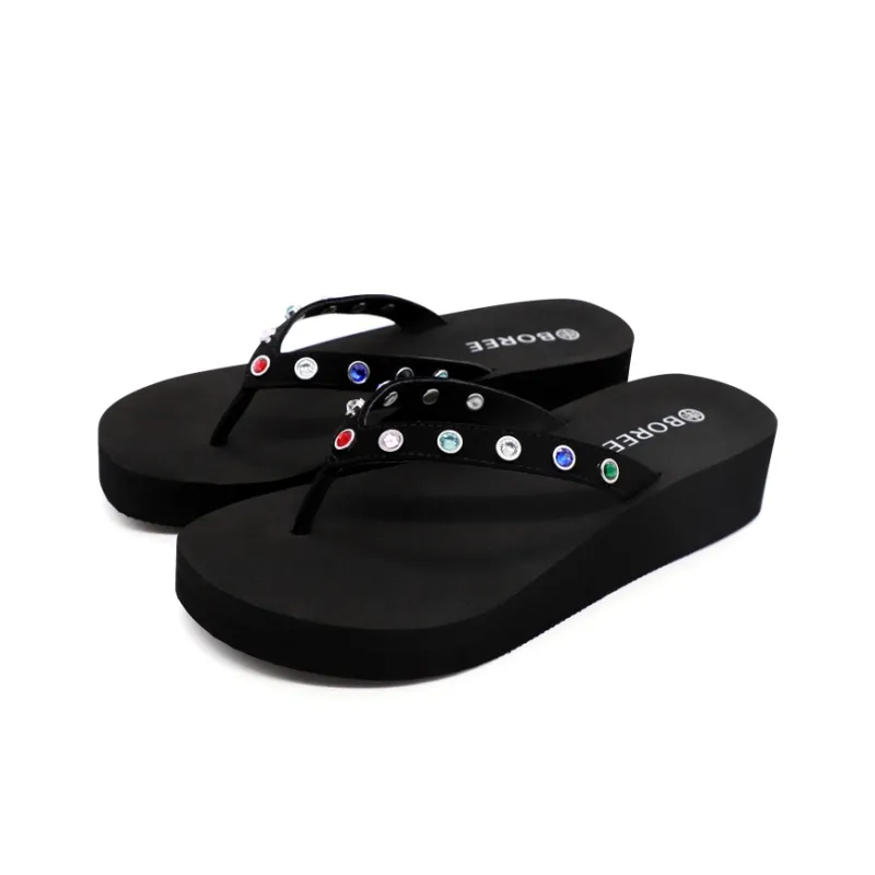 BOREE EVA Flip Flops Women's Black-2