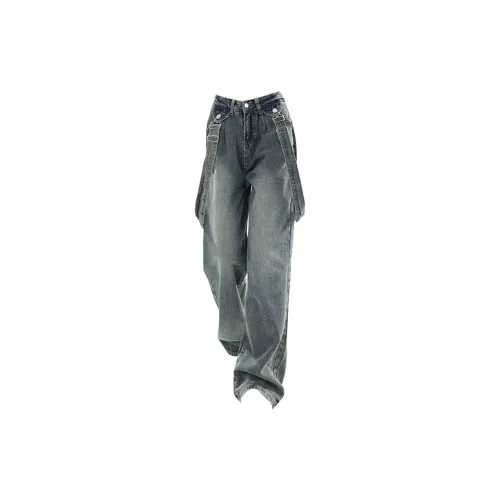 KULAIYA Jeans Women's Vintage Blue