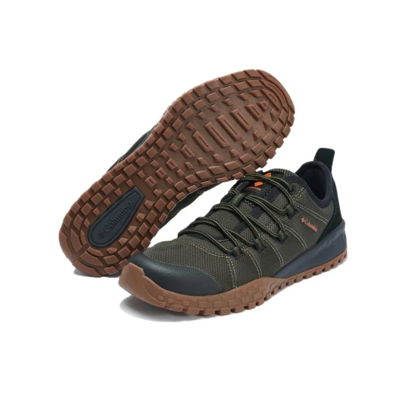 Columbia Fairbanks Anti-Slip Wear-Resistant Low-Top Trekking Shoes Men's Green-3