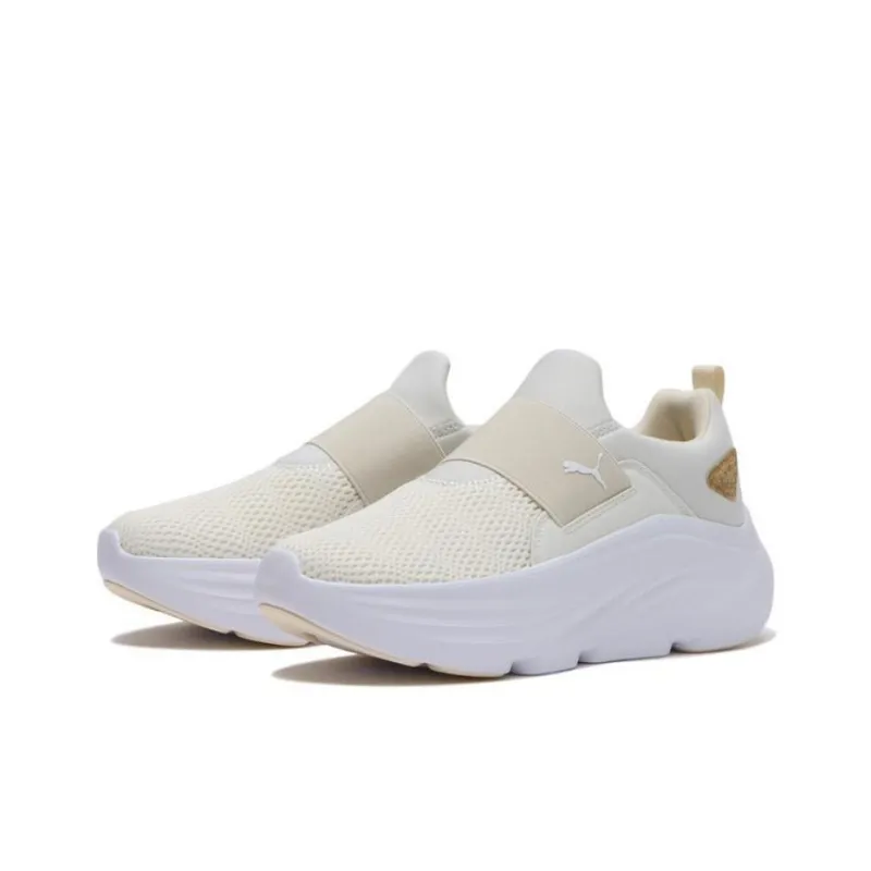 PUMA Prowl Anti Slip Wear Resistant Low Top Casual Running Shoes Women's Ecru-1
