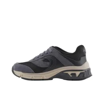 EMPORIO ARMANI Travel Business Travel Series Low Top Casual Shoes Men's Blue