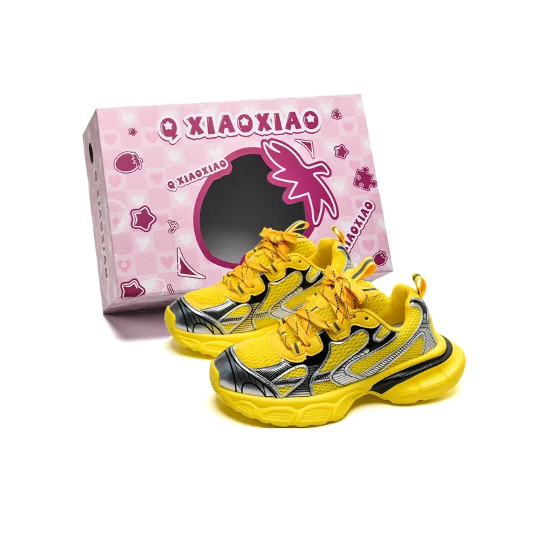 Circle Small Cushioning Anti-Slip Wear-Resistant Breathability Low-Top Chunky Sneakers Unisex Box Included-0