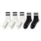 White with Black Stripes 3, Black with White Stripes 2