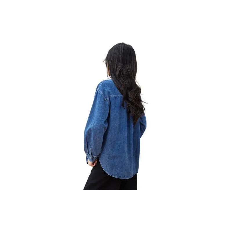 La Chapelle Shirts Women's Blue-0