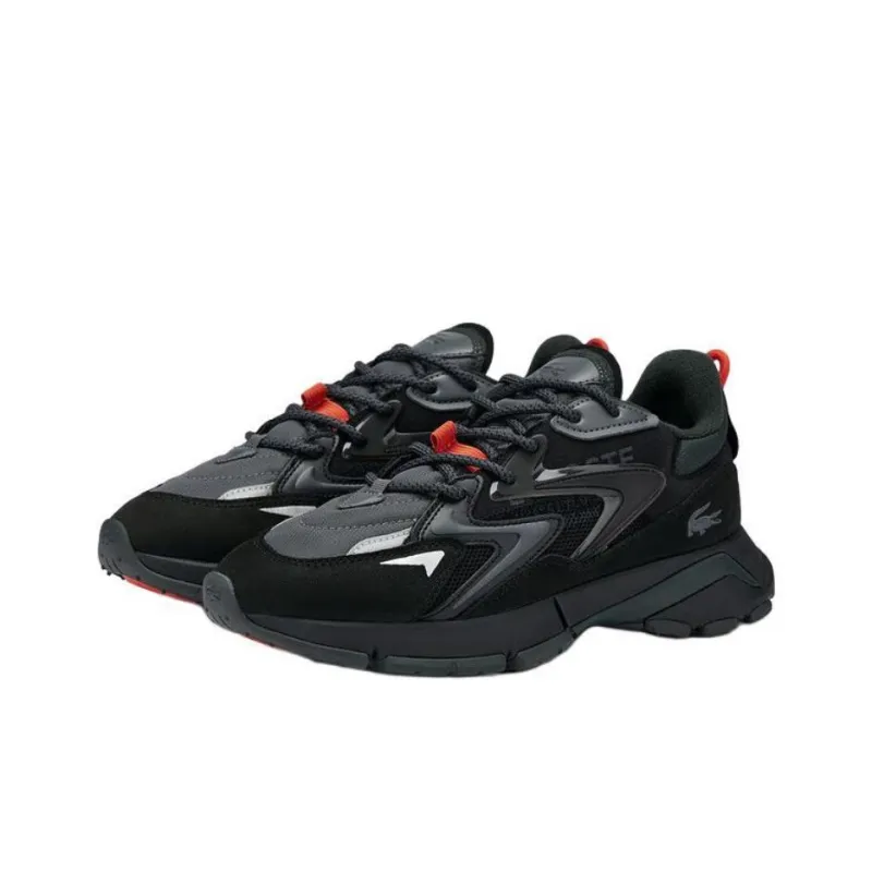 LACOSTE Low Top Casual Shoes Men's Black-2
