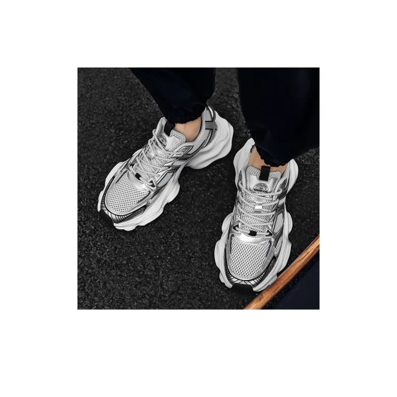 TEXWOOD Galaxy Warship Collection Cushioning Height Increase Low Top Casual Shoes Unisex-3