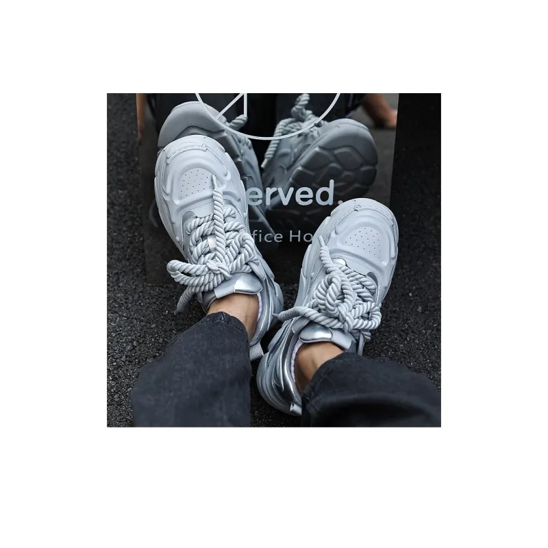 MOERBAI Low Top Chunky Sneakers Men's-26