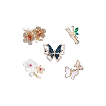 Huaying Copper Brooches Women's