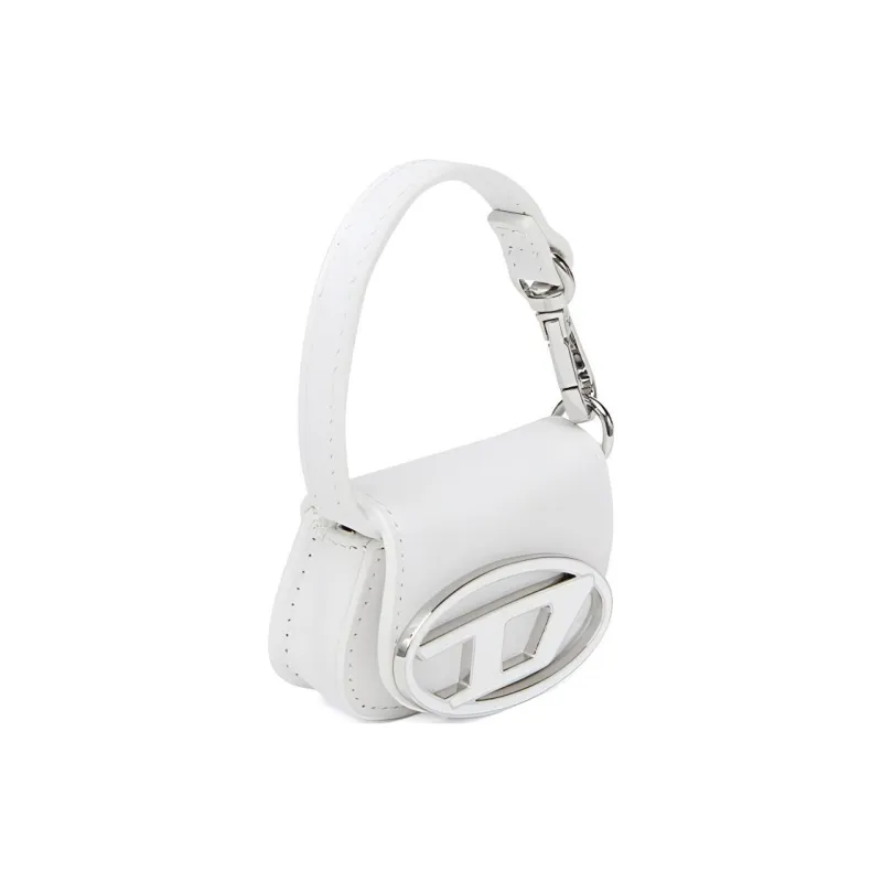 DIESEL Cow Leather 1DR Bag Crossbody Bag Shoulder Bag Mini Women's White-2