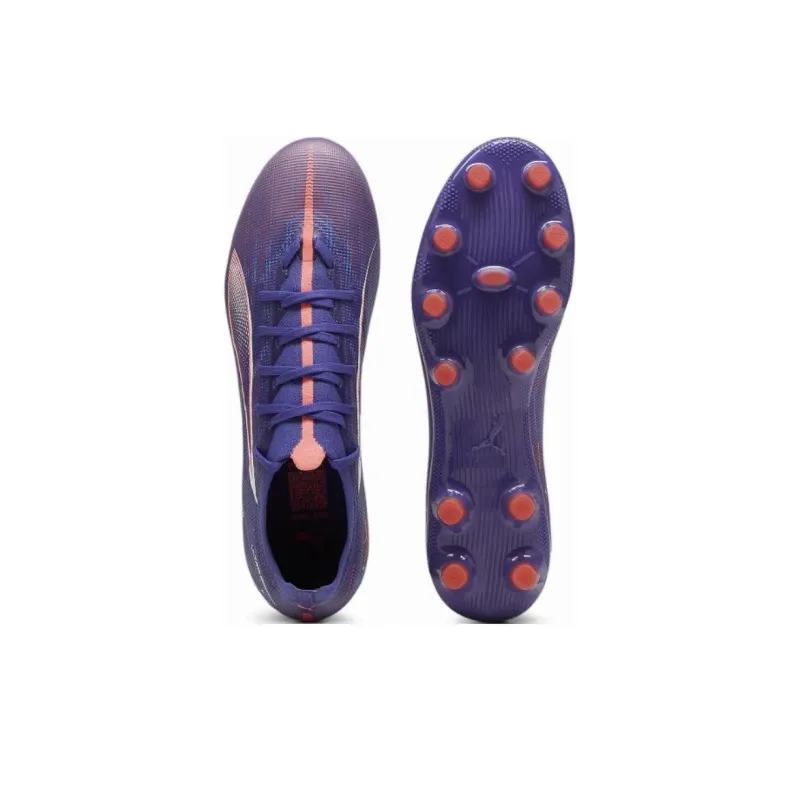 PUMA Ultra 5 Artificial Ground Cushioning, Wear Resistant Soccer Shoes Unisex Cyan-3