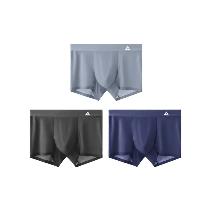 PEAK Ice Silk Underpants, Lightweight Base Layer With High Stretch And Smooth Texture Men's Multicolor Multiple Pieces-16