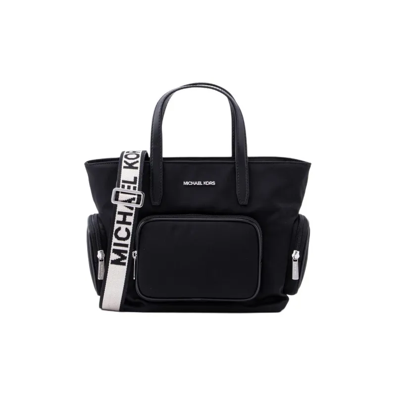 MICHAEL KORS Nylon Tote Bag Shopping Bag Shoulder Bag Crossbody Bag Handbag Small Size Women's Black-0