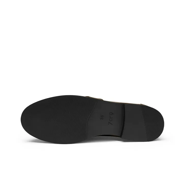 7or9 Hazelnut Pinecone Tower Beanie Shoes Women's Black-3