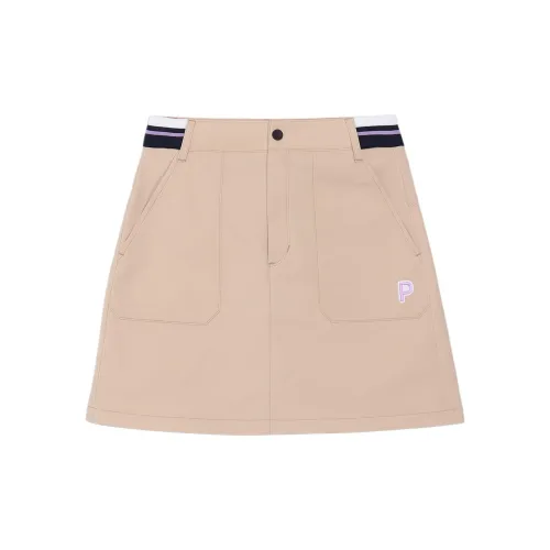 PUMA GAOERFU Casual Short Skirts Women's Khaki