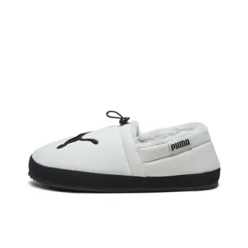 PUMA Tuff Mocc Cat Slip-Resistant Warm Low-Top Casual Shoes Women's White Black