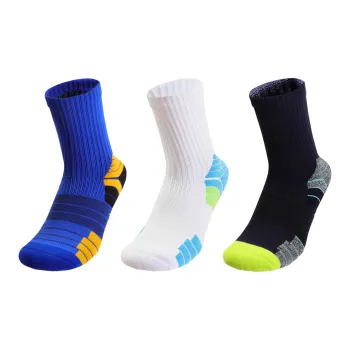 PLAN IN Basketball Socks Men's 3 Pack