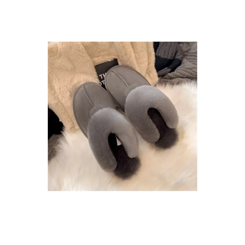STELLA WEISZ Wrap toe Slippers Women's Chestnut/Antelope Brown/Gray-10
