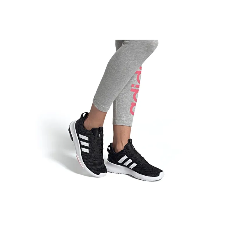 Adidas Neo Cloudfoam Racer Tr 'Black White Pink' Women's-6