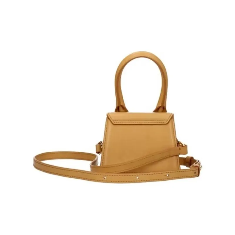Jacquemus Leather Handbag Women's Light Umber-6