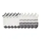 5 White Gray Stripes+5 White 1984
