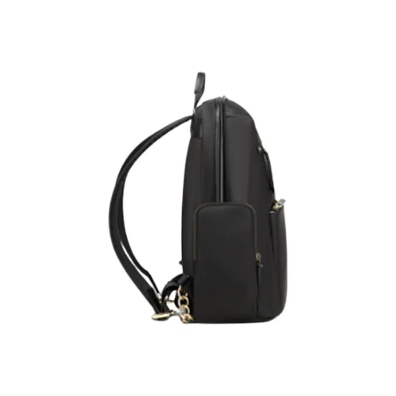 BOPAI Fabric Couple Backpack Laptop Bag Regular Women's Black/Pink-2