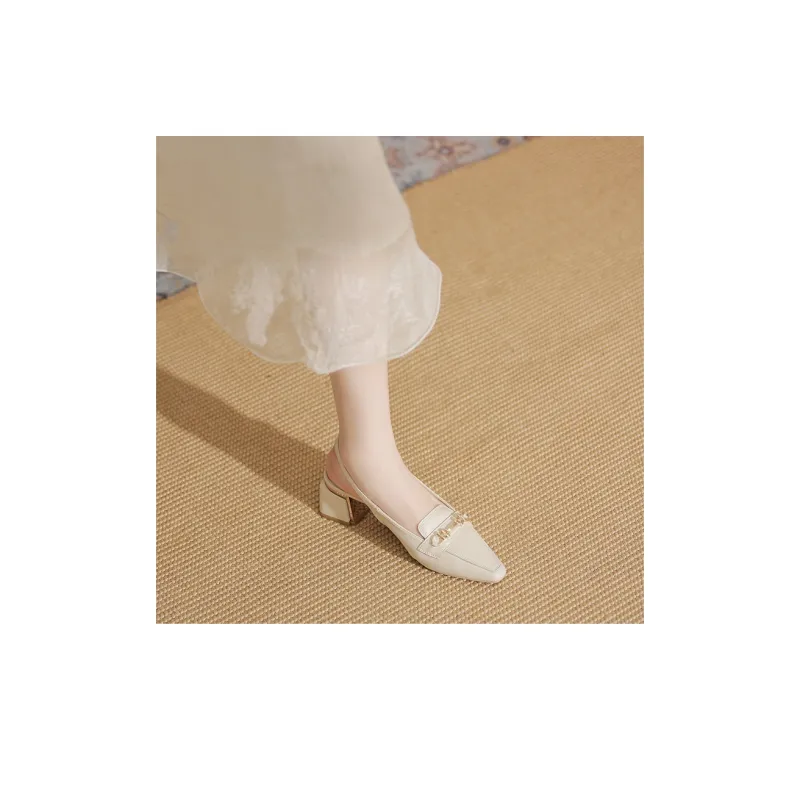 YAFEI XUANYU Chunky Heel High Heels 5cm Women's-2